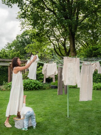 Rotary washing lines