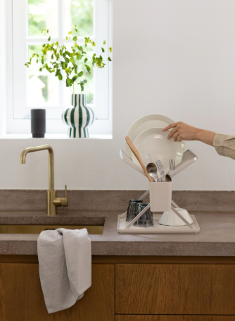 Dish drying rack & mat