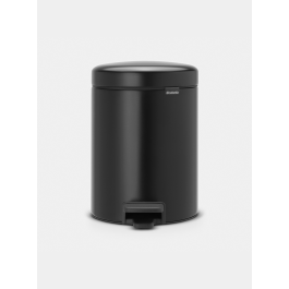 Step on Trash Can newIcon 1.3 gallon (5 liter) - Matte Black