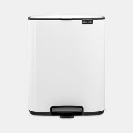 Bo Pedal Bin 3.2 gallon, (12 liter) - White | Brabantia