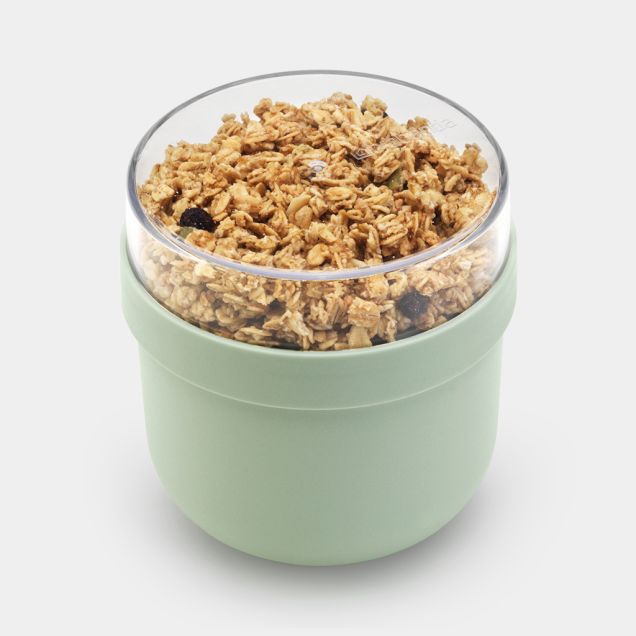 Make & Take Breakfast Bowl 0.5L, Plastic - Jade Green