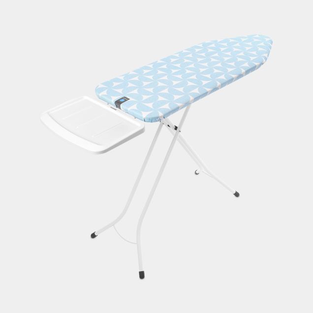 Ironing Board C 48.8 x 17.7 inches (124 x 45 cm), for Steam Generator - Fresh Breeze, Fairtrade Cotton