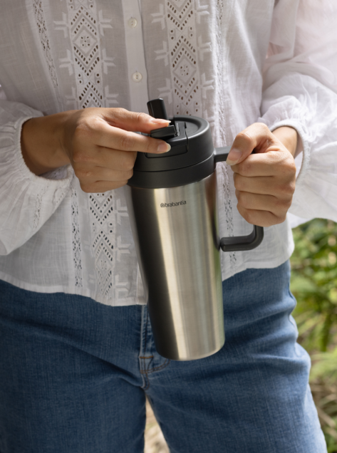 Make & Take Tumbler 1L, Stainless Steel - Dark Grey