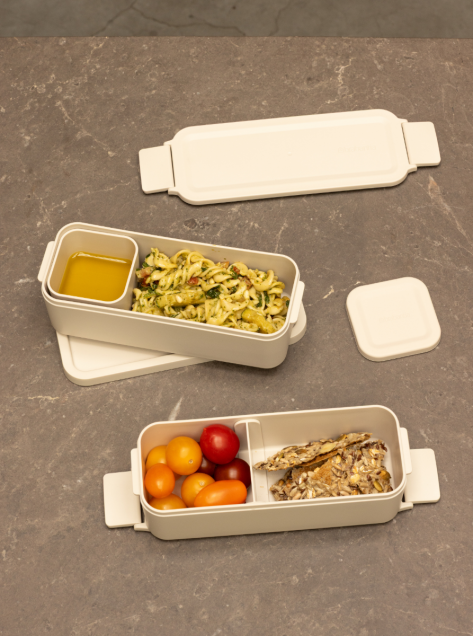 Make & Take Lunch Box Bento, High Soft Beige