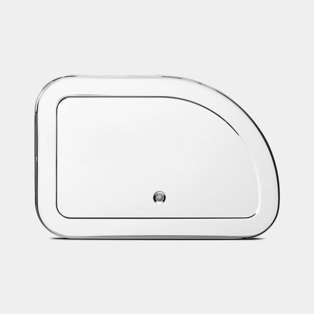 Roll Top Bread Bin Medium - Brilliant Steel