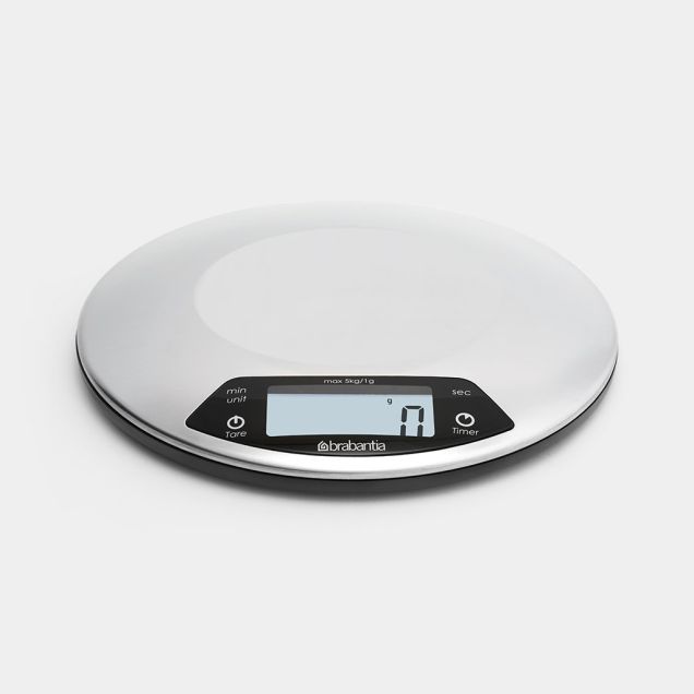 Kitchen Scales Matt Steel