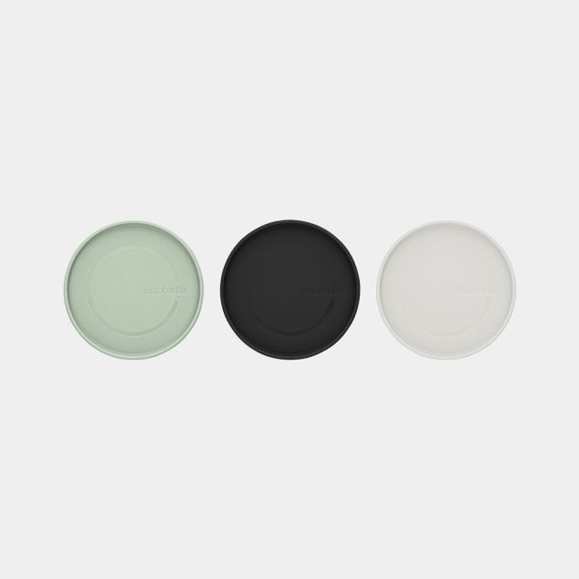 Stapelbarer Glasbehälter 3er Set - Mixed