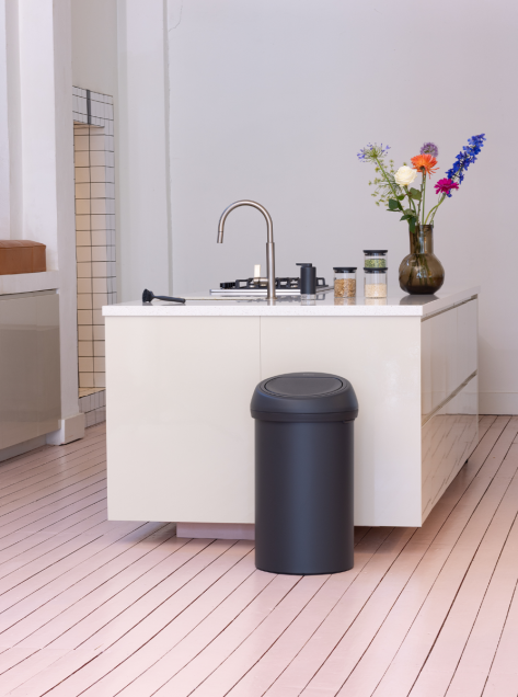 Touch Bin 60 litres - Mineral Infinite Grey