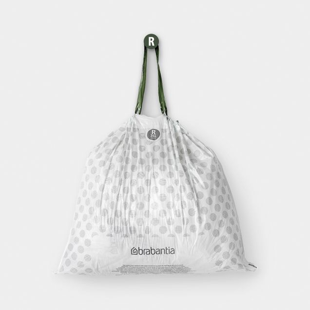 Bolsas de basura PerfectFit código R (36 litros), rollo de 10 bolsas