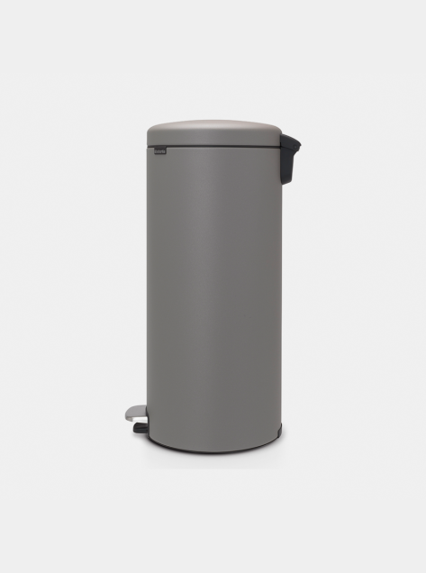 NewIcon Pedal Bin 30 litre - Mineral Concrete Grey