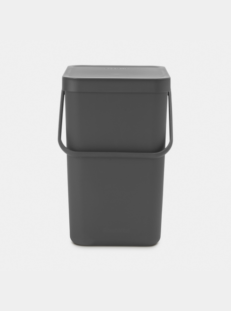 Sort & Go Afvalemmer 25 liter - Grey