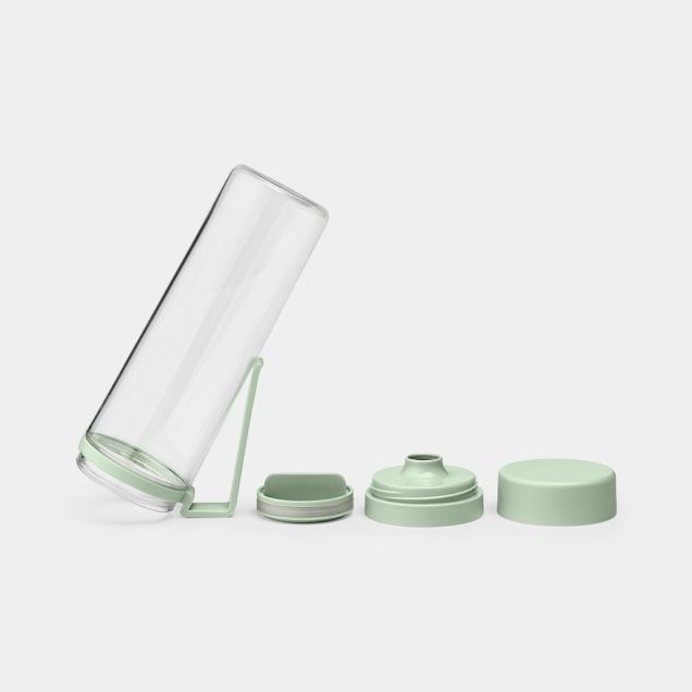 Botella de agua Make & Take Con filtro, 0,5 litros - Jade Green