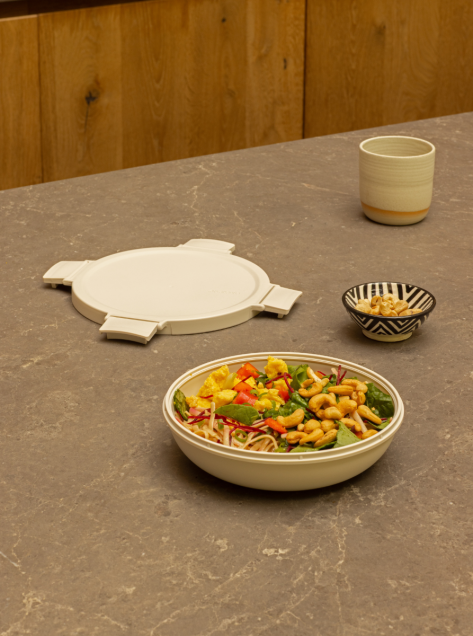 Make & Take Lunchkom 1 liter, kunststof - Soft Beige
