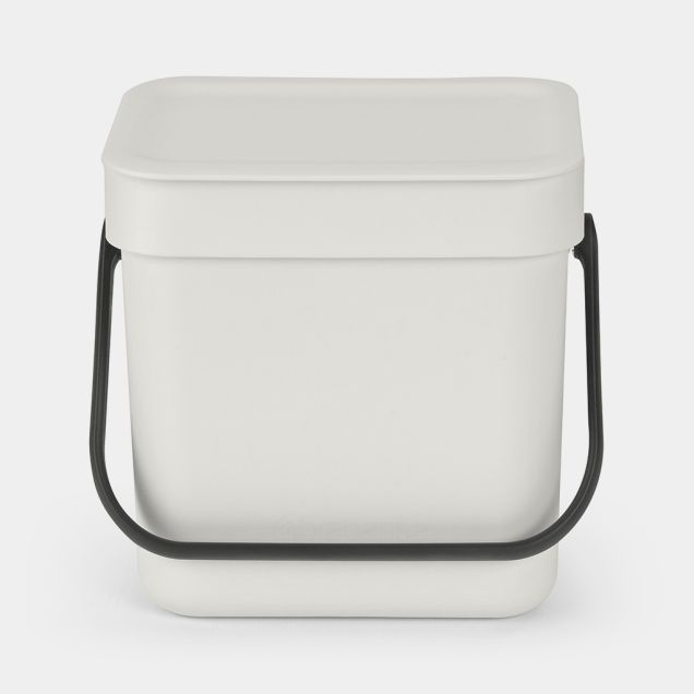 Sort & Go Abfallbehälter 3 Liter - Light Grey