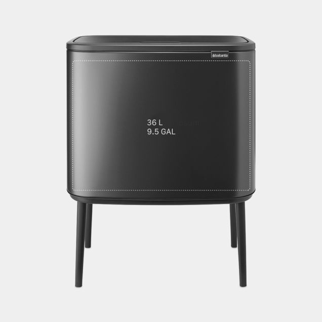 Bo Touch Bin 36 litre - Confident Grey