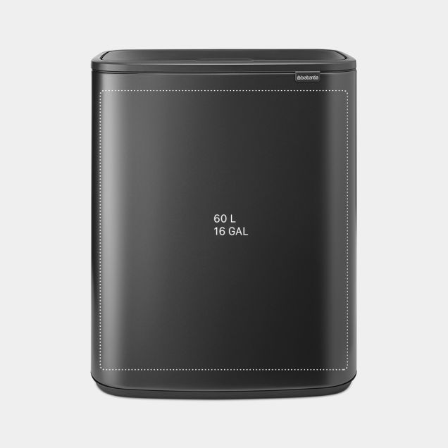 Bo Touch Bin 60 litres - Confident Grey
