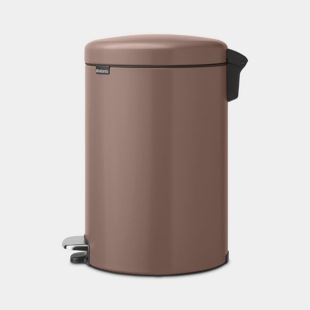 Poubelle à pédale newIcon 20 litres - Satin Taupe