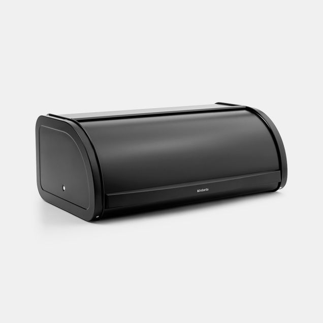 Roll Top Bread Box Matt Black