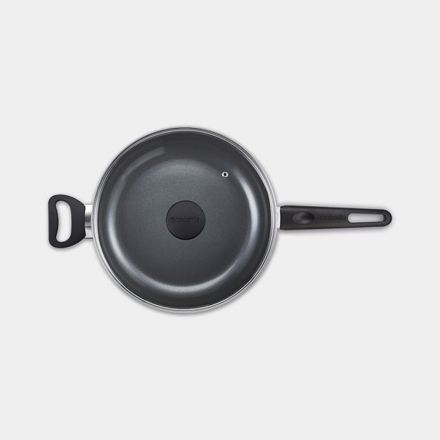 Indu Sauté Pan 28 cm, Non-Stick - Light Grey