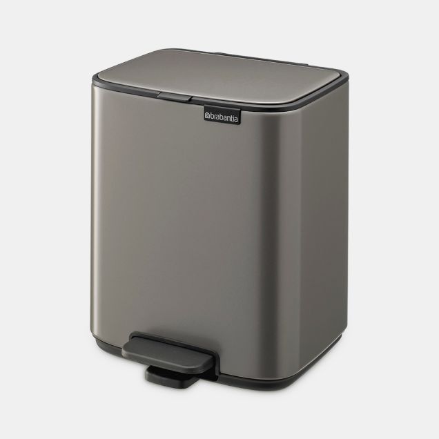 Bo Pedal Bin 1.8 gallon (7 liter) - Platinum