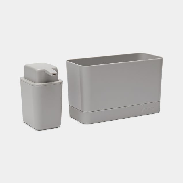 Sink Organizer Set SinkSide, Set of 2 - Mid Gray