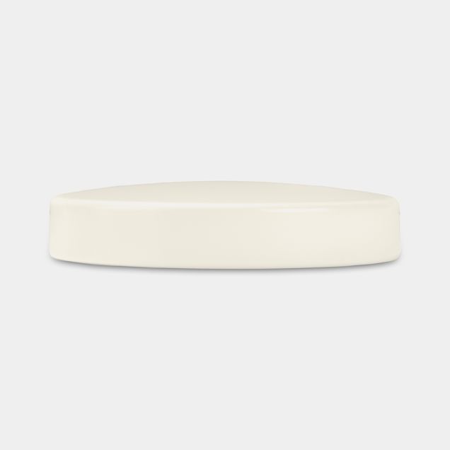 Lid Canister, Low Ø11cm - White
