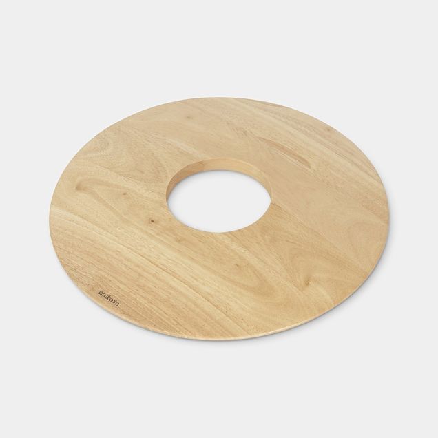 Laundry Hamper Lid, 10.9 gallon (50L) Ø38.3cm - Wood