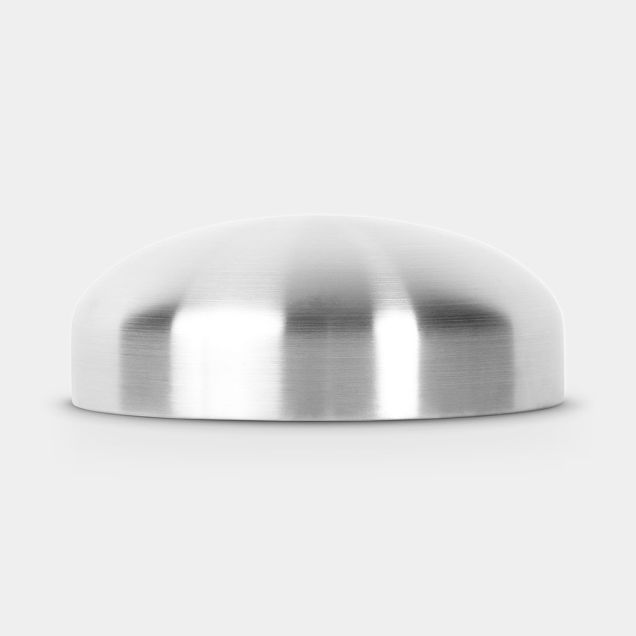 Tapa para cubo de pedal Retro 5 litros, Ø20.5cm - Matt Steel
