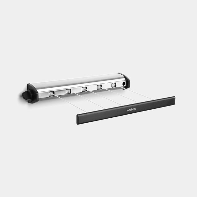 Wäscheleinen ausziehbar 22 Meter - Matt Steel