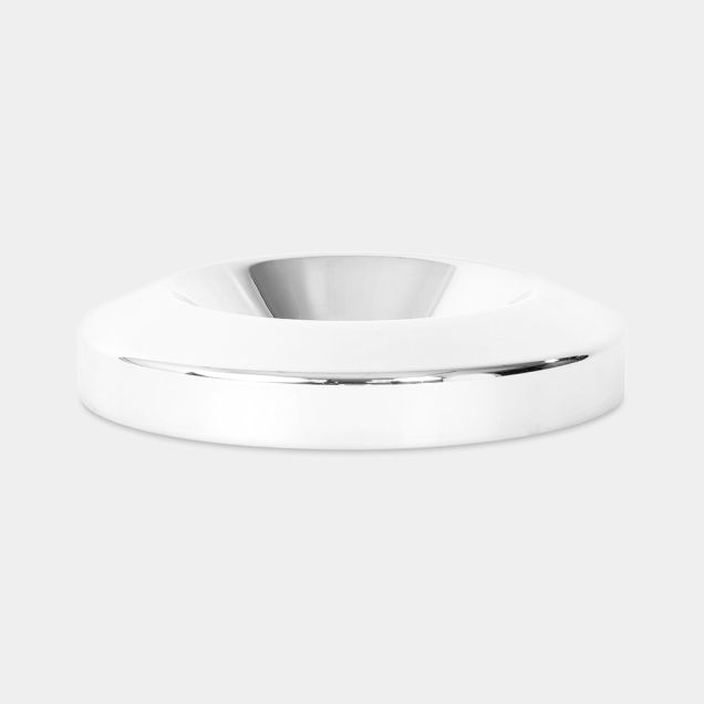 Deksel prullenbak Flame Guard 15 liter, Ø25cm - Brilliant Steel