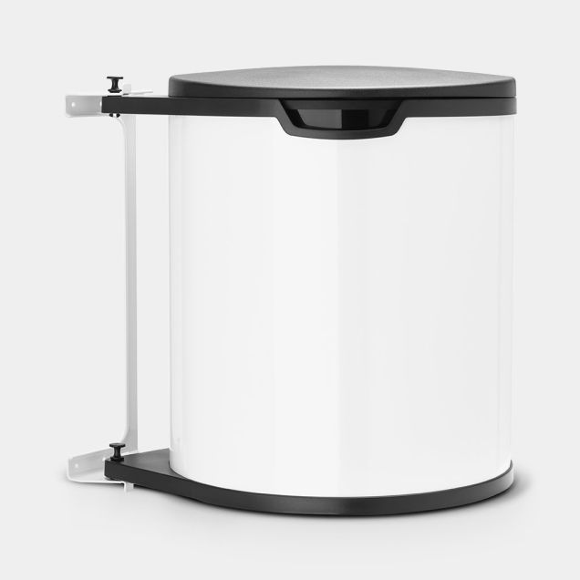 Einbaumülleimer 15 Liter - White