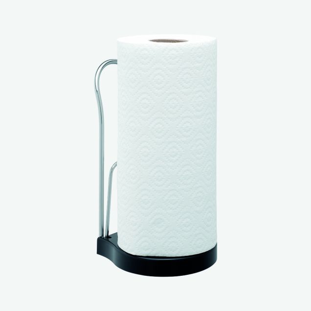 Kitchen Roll Holder Free Standing - Brilliant Steel