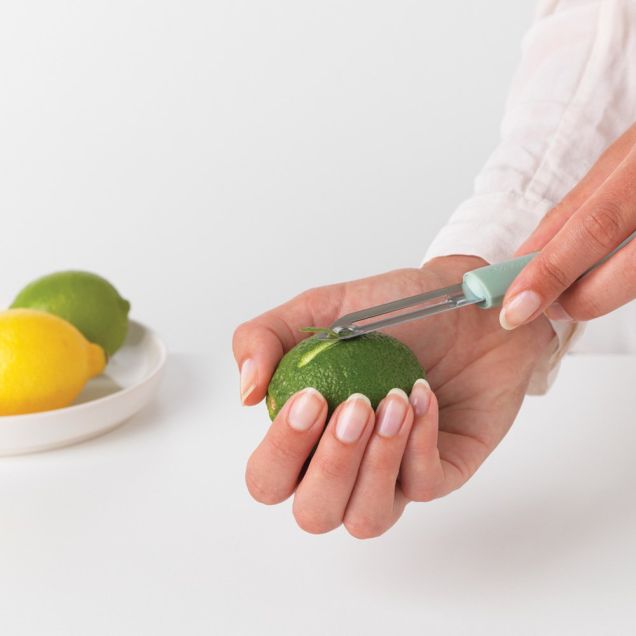 Food Peeler plus Zester TASTY+ - Jade Green