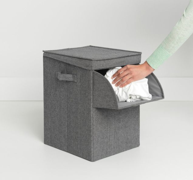 Stapelbare Wasbox 35 liter - Pepper Black