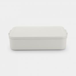 Make & Take Lunch Box Large, Plastic - Light Grey | Brabantia