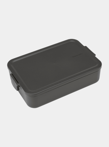 Make & Take Set Déjeuner Complet Boîte Bento & Bol à Salade avec Set de Couverts 3 pièces – Dark Grey