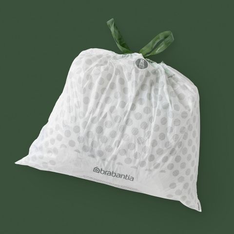 Sacs poubelle PerfectFit Code R (36 litres), 6 Rouleaux de 20 sacs