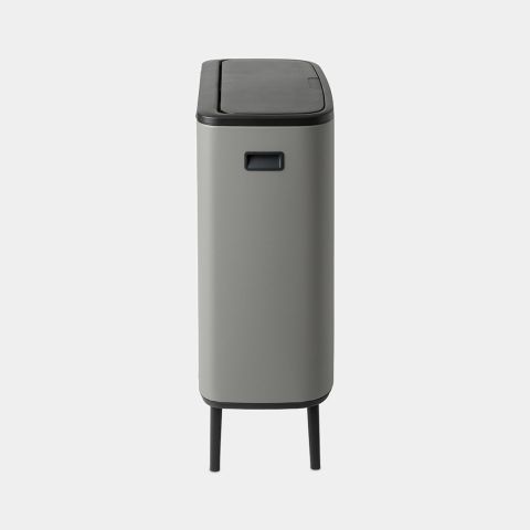 Bo Touch Trash Can Hi 2 x 8 gallon (30 liter) - Mineral Concrete Gray