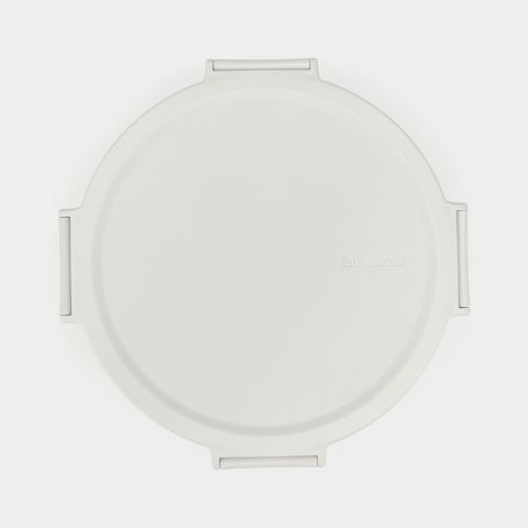 Make & Take Boîte à Repas Ronde 1L, Plastique - Light Grey