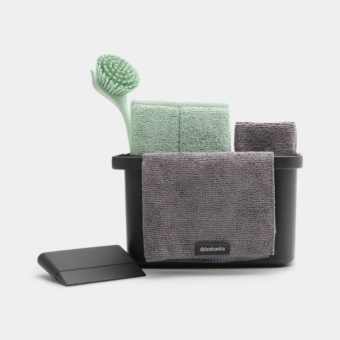 Set de caddie de rangement SinkSide, 8 pièces - Dark Grey