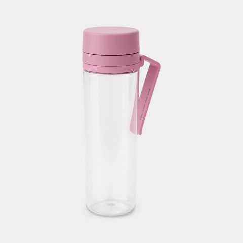 Make & Take Water Bottle With Strainer, 0.5L - Lilac Pink