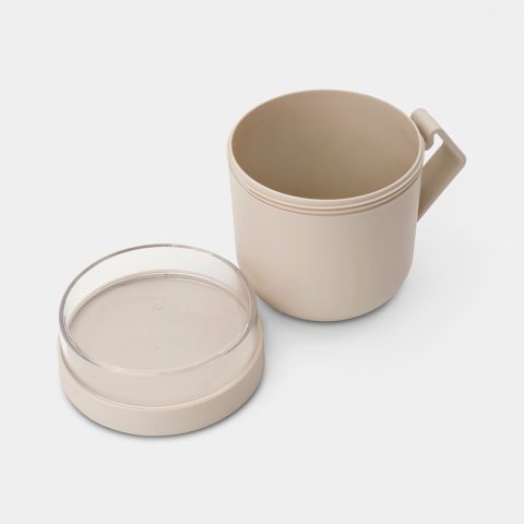 Make & Take Soepbeker 0,6L, kunststof - Soft Beige