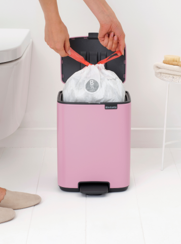 Cubo de pedal Bo 7L - Lilac Pink