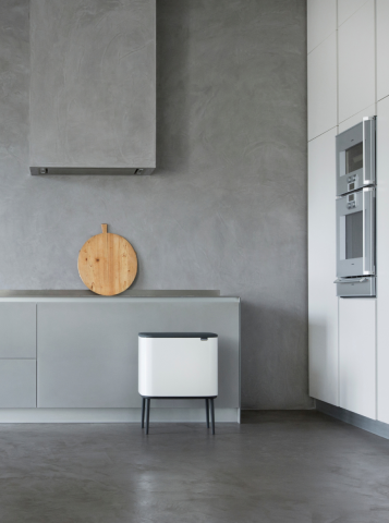 Bo Touch Bin 11 + 23 litres - White