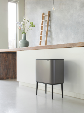 Bo Touch Bin 36 liter - Platinum