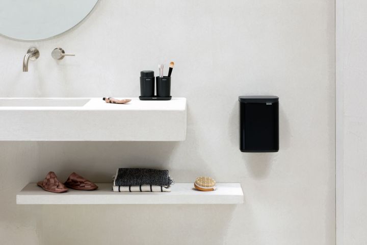 Bo Waste Bin 4 litres - Matt Black
