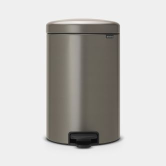 NewIcon Pedal Bin 20 litre - Platinum