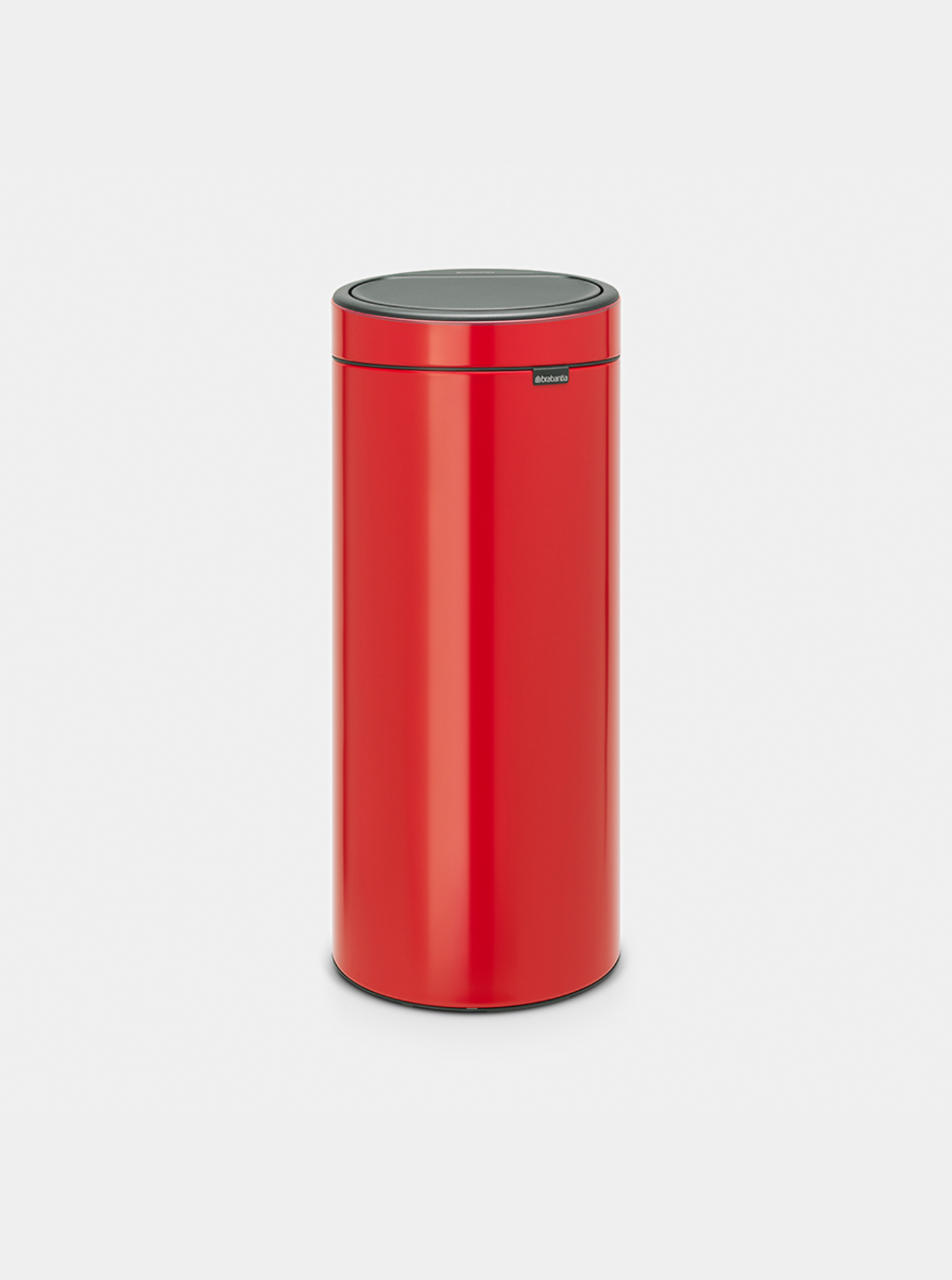 Touch Trash Can New 8 gallon (30L) - Passion Red