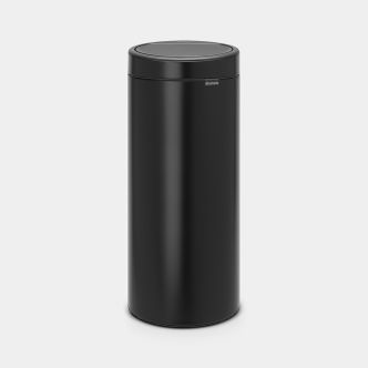 Touch Bin New 30 litre - Matt Black