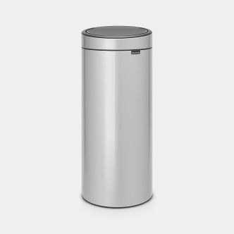 Touch Bin New 30 litre - Metallic Grey